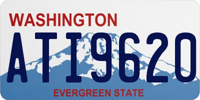 WA license plate ATI9620