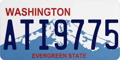 WA license plate ATI9775