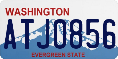 WA license plate ATJ0856