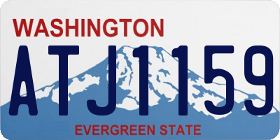 WA license plate ATJ1159