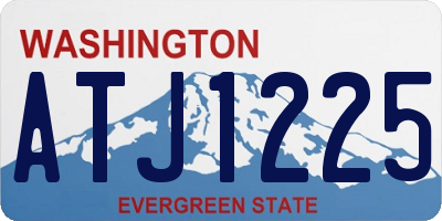 WA license plate ATJ1225