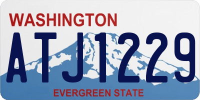 WA license plate ATJ1229