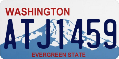 WA license plate ATJ1459