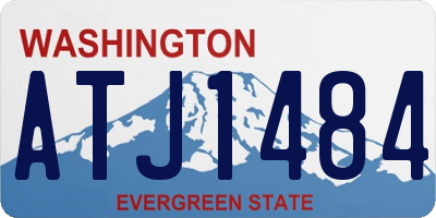 WA license plate ATJ1484
