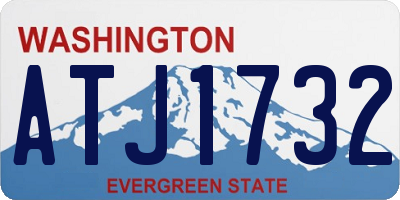 WA license plate ATJ1732