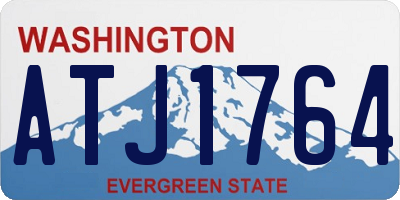 WA license plate ATJ1764