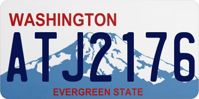 WA license plate ATJ2176