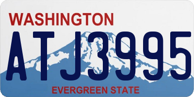 WA license plate ATJ3995