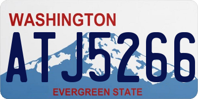 WA license plate ATJ5266