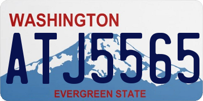 WA license plate ATJ5565
