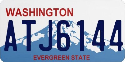 WA license plate ATJ6144