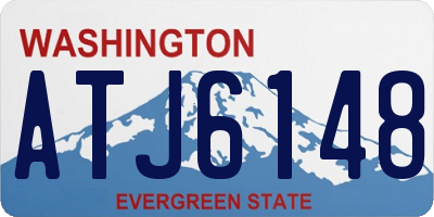 WA license plate ATJ6148