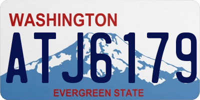 WA license plate ATJ6179