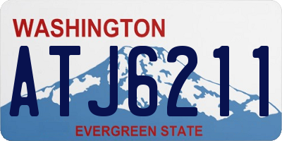 WA license plate ATJ6211
