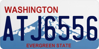 WA license plate ATJ6556