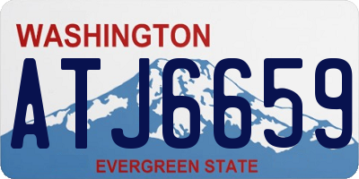 WA license plate ATJ6659