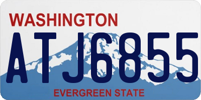 WA license plate ATJ6855