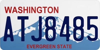 WA license plate ATJ8485