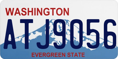 WA license plate ATJ9056