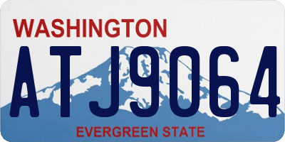 WA license plate ATJ9064