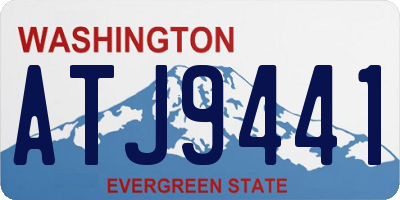 WA license plate ATJ9441
