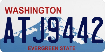 WA license plate ATJ9442