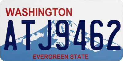 WA license plate ATJ9462