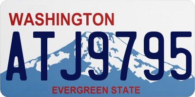 WA license plate ATJ9795
