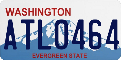 WA license plate ATL0464