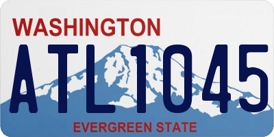 WA license plate ATL1045
