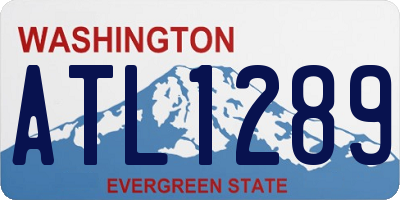 WA license plate ATL1289