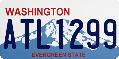 WA license plate ATL1299