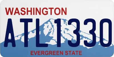 WA license plate ATL1330