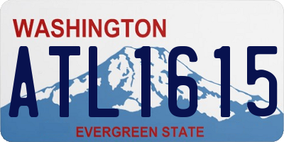 WA license plate ATL1615