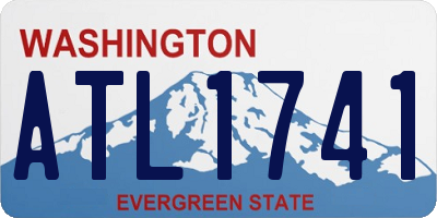 WA license plate ATL1741