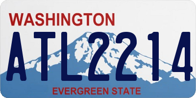WA license plate ATL2214