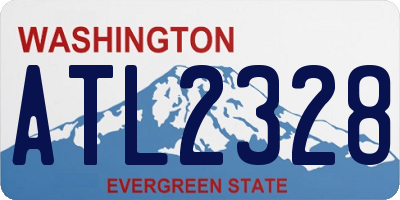 WA license plate ATL2328