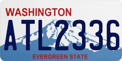 WA license plate ATL2336