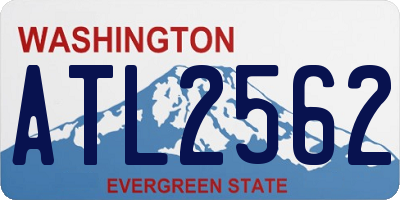 WA license plate ATL2562