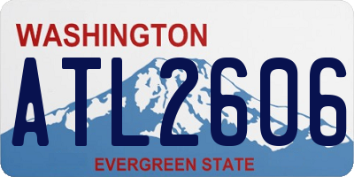 WA license plate ATL2606