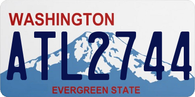 WA license plate ATL2744