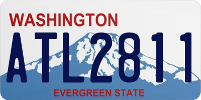 WA license plate ATL2811
