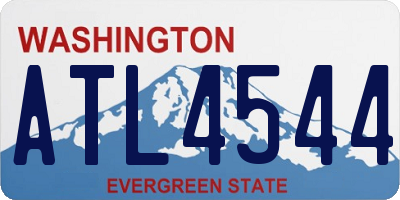 WA license plate ATL4544