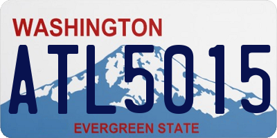 WA license plate ATL5015