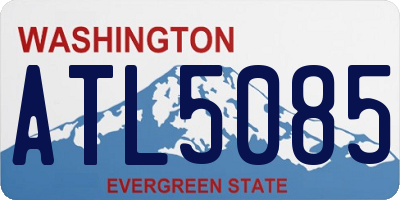 WA license plate ATL5085