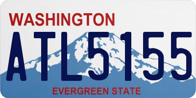 WA license plate ATL5155