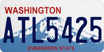 WA license plate ATL5425