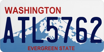 WA license plate ATL5762
