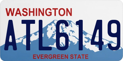 WA license plate ATL6149