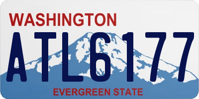WA license plate ATL6177